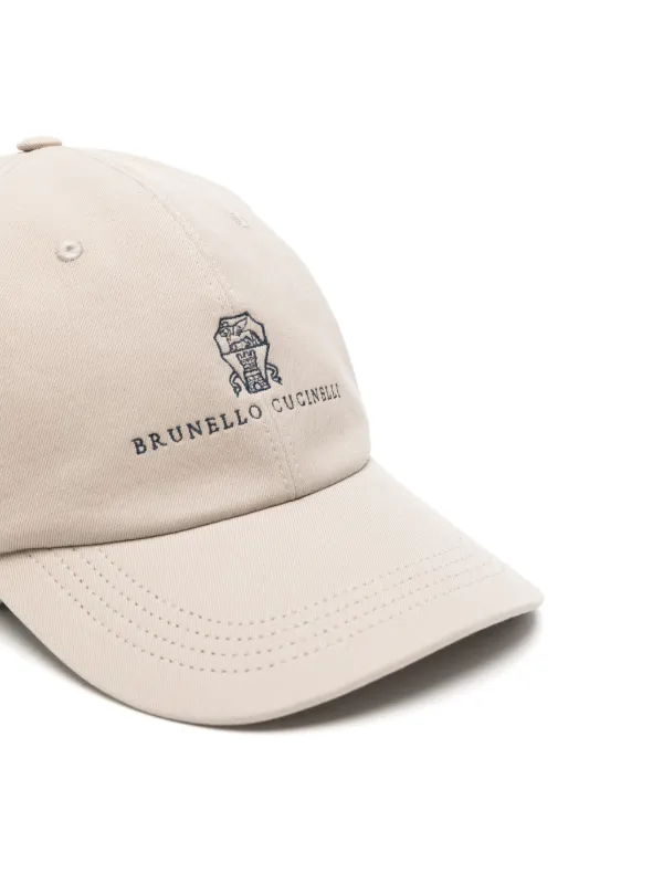 Brunello Cucinelli logo-embroidered Baseball Cap | Neutrals | FARFETCH