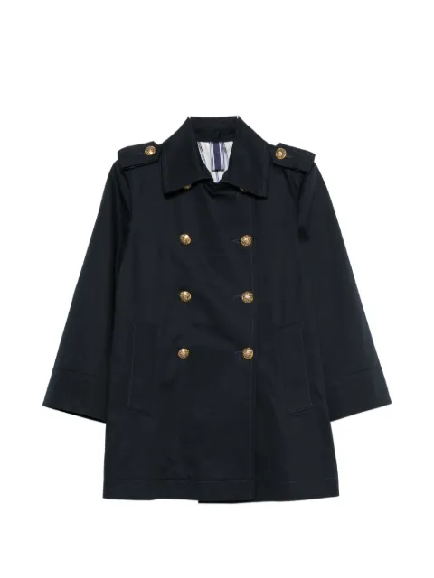 ANDIATA double-breasted cotton coat