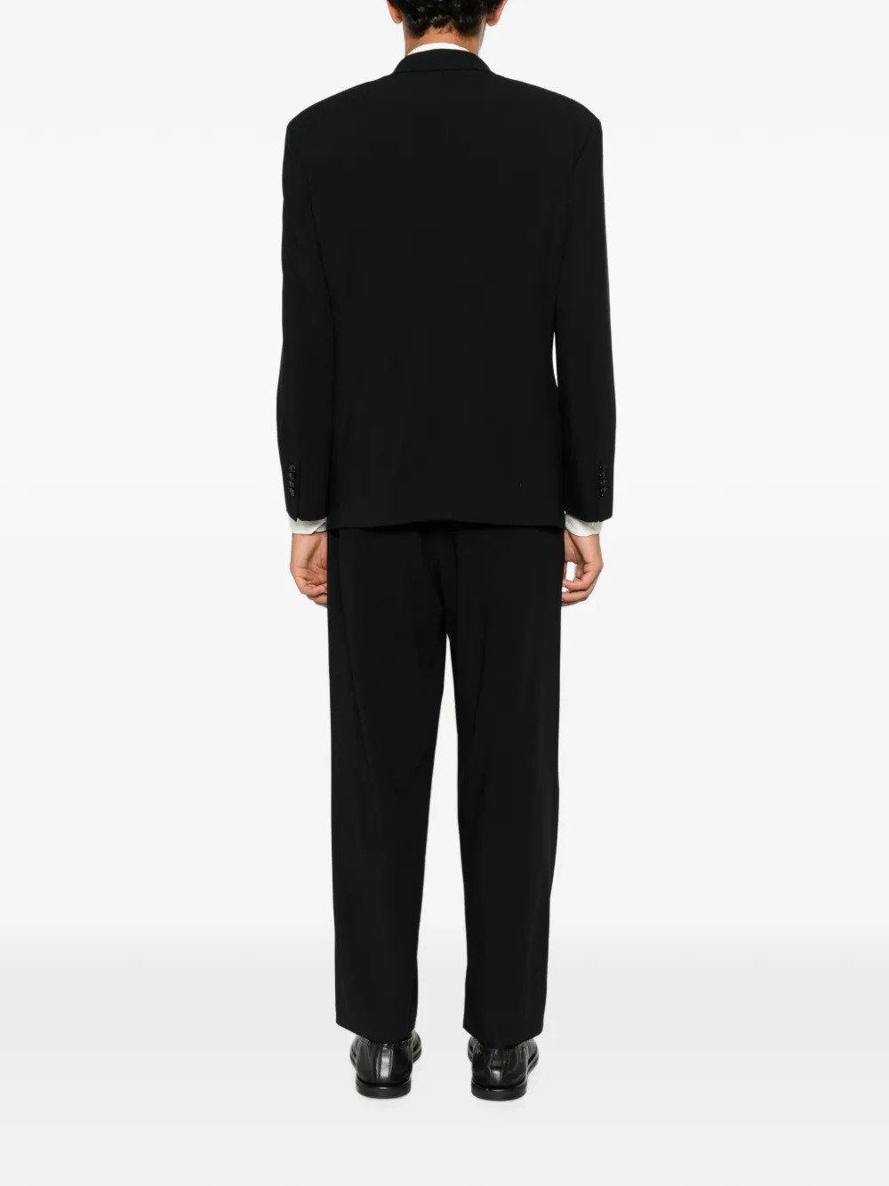 Giorgio Armani Pak met dubbele rij knopen Blauw