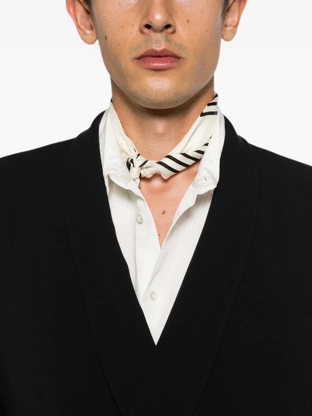 Giorgio Armani Pak met dubbele rij knopen Blauw