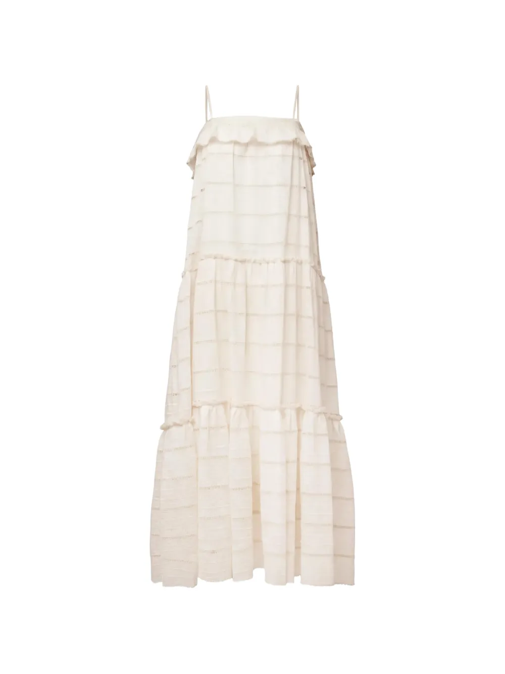Drykorn Nivela tiered ruffled maxi dress