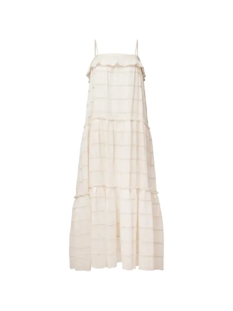Drykorn Nivela tiered ruffled maxi dress