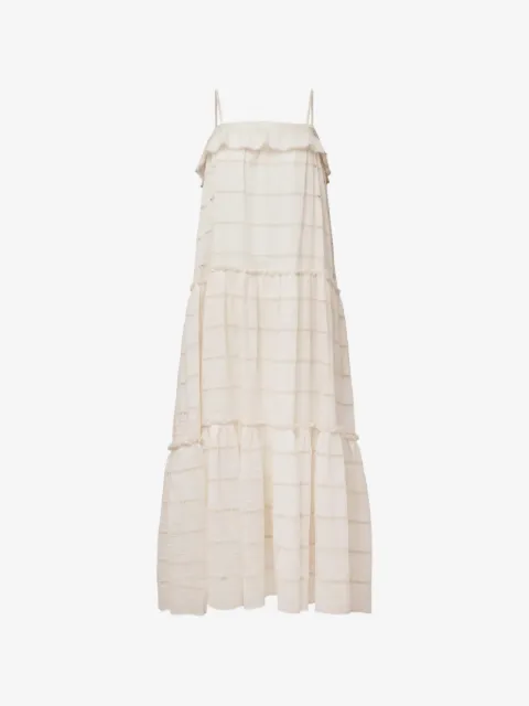 Drykorn Nivela tiered ruffled maxi dress