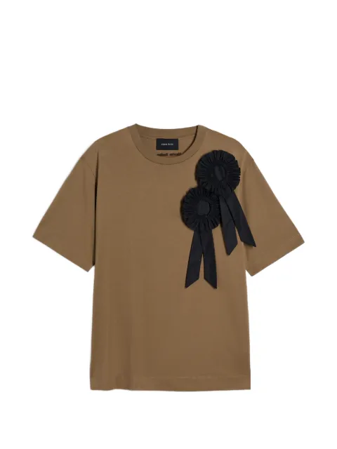 Simone Rocha ruffle rosette-detail T-shirt