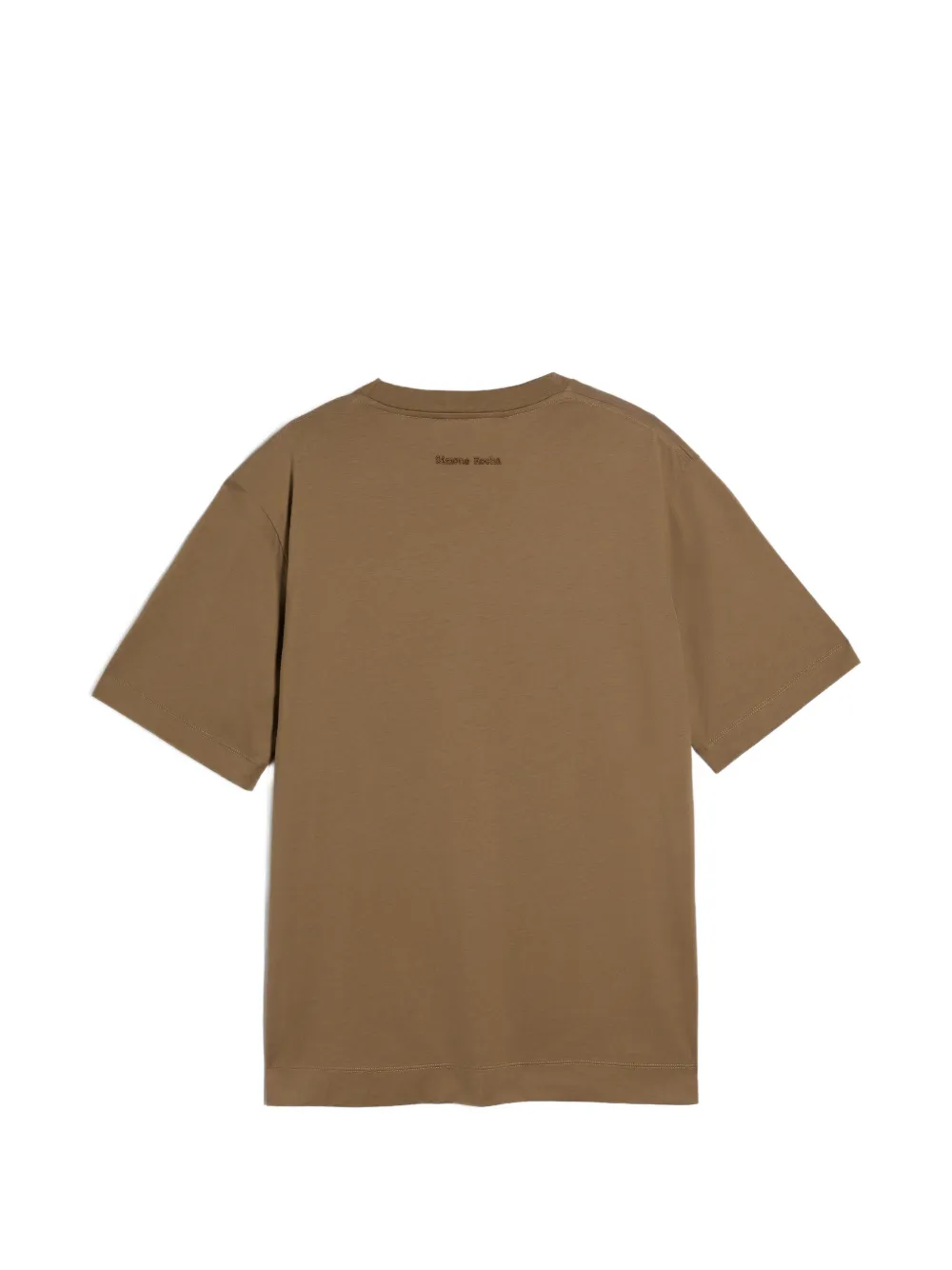 Simone Rocha T-shirt met rozet-detail en ruches Bruin