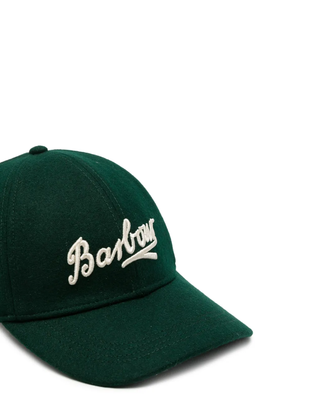 Barbour Honkbalpet met geborduurd logo Groen