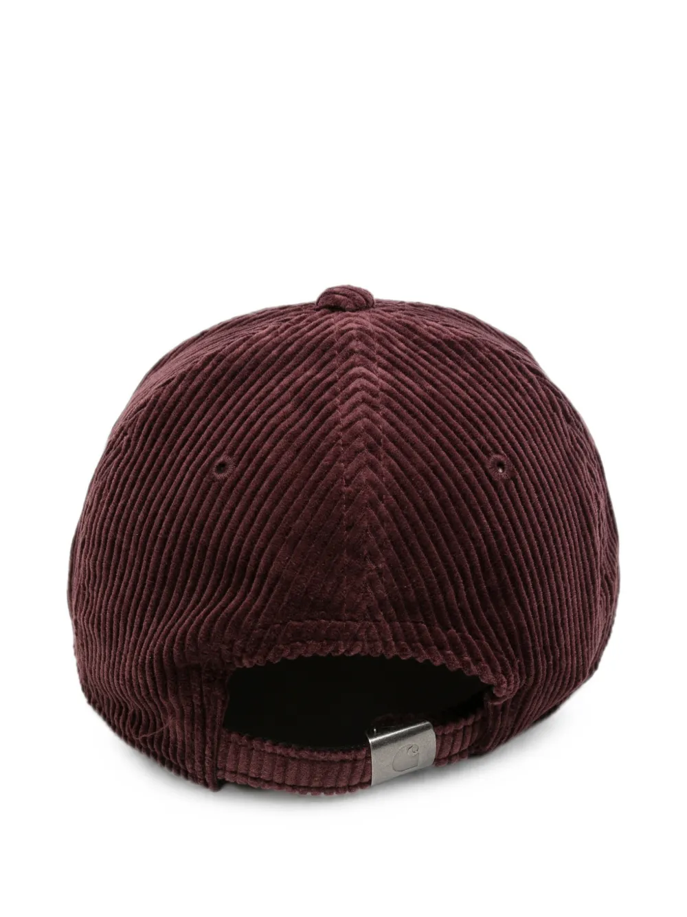 Carhartt WIP Ribfluwelen pet met geborduurd logo Bruin