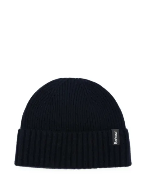 Barbour gorro tejido de canalé