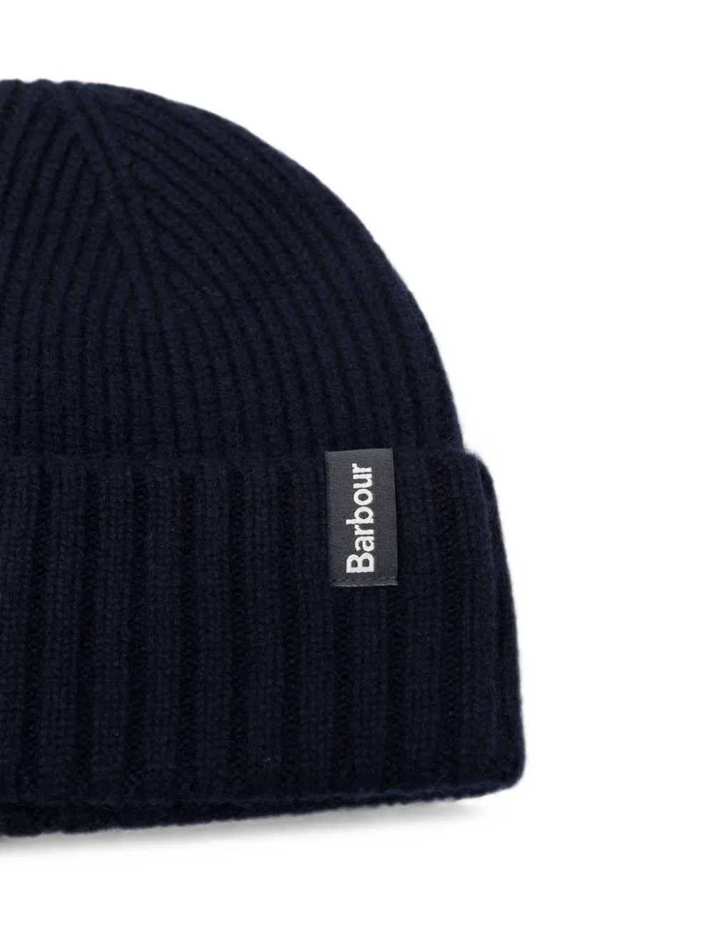Barbour Ribgebreide muts Blauw