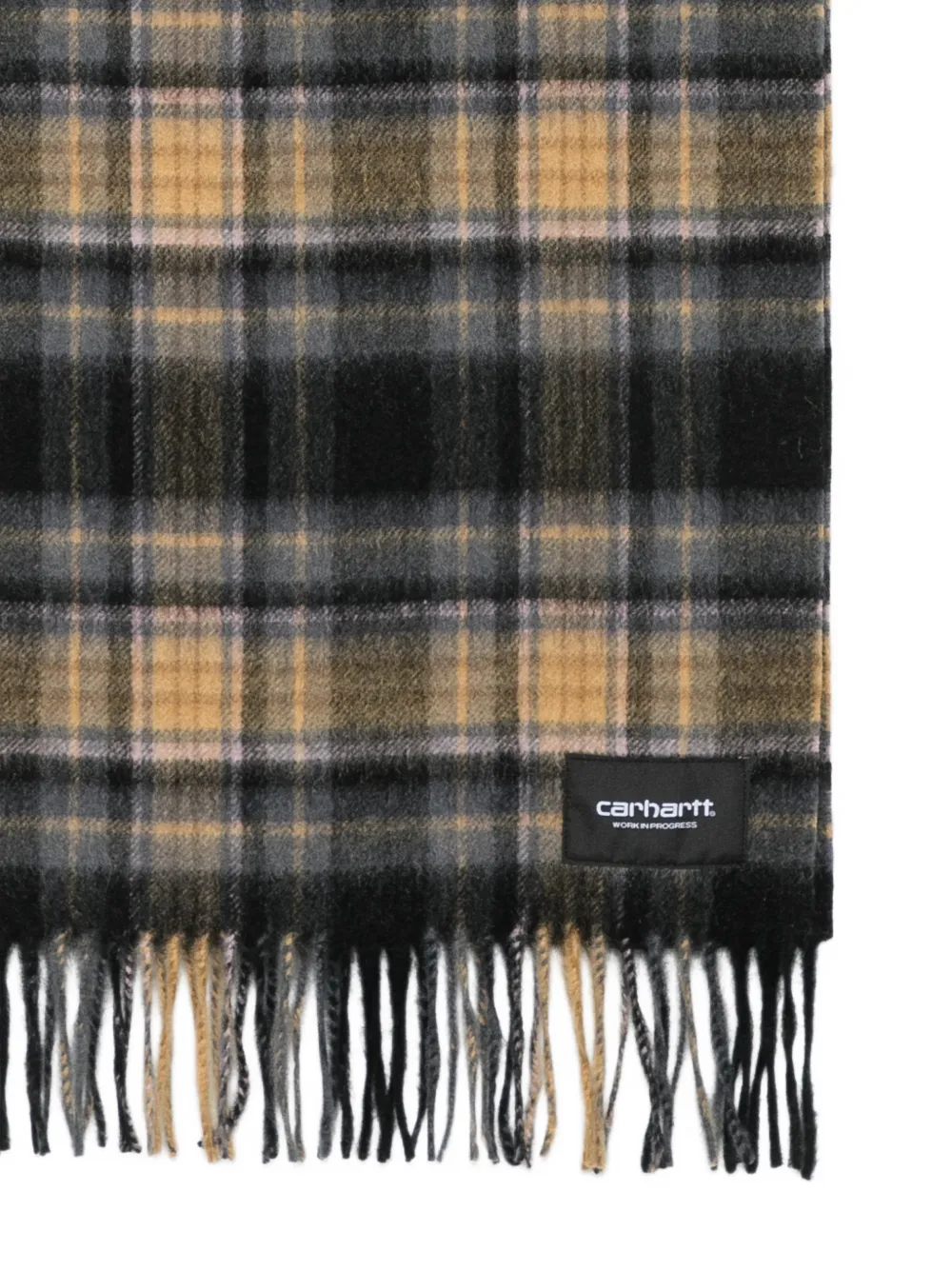 Carhartt WIP Parson sjaal met ruitpatroon Zwart