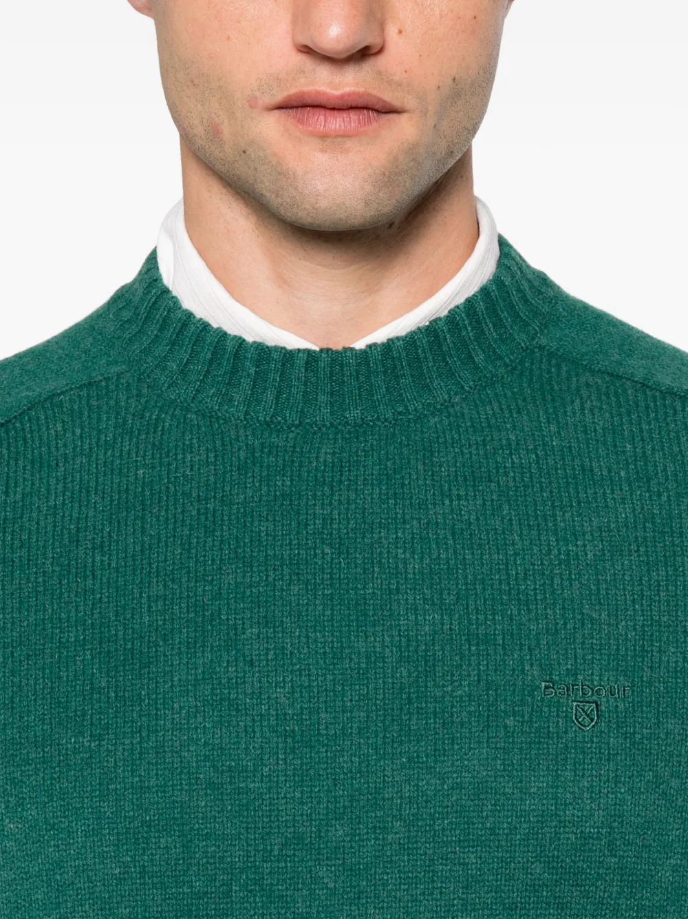 Barbour Newtown crew-neck sweater Groen