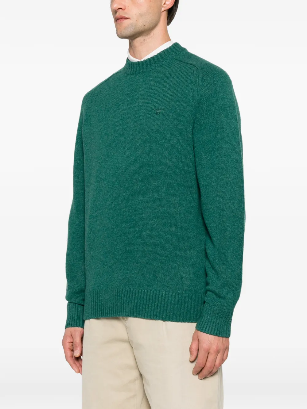 Barbour Newtown crew-neck sweater Groen
