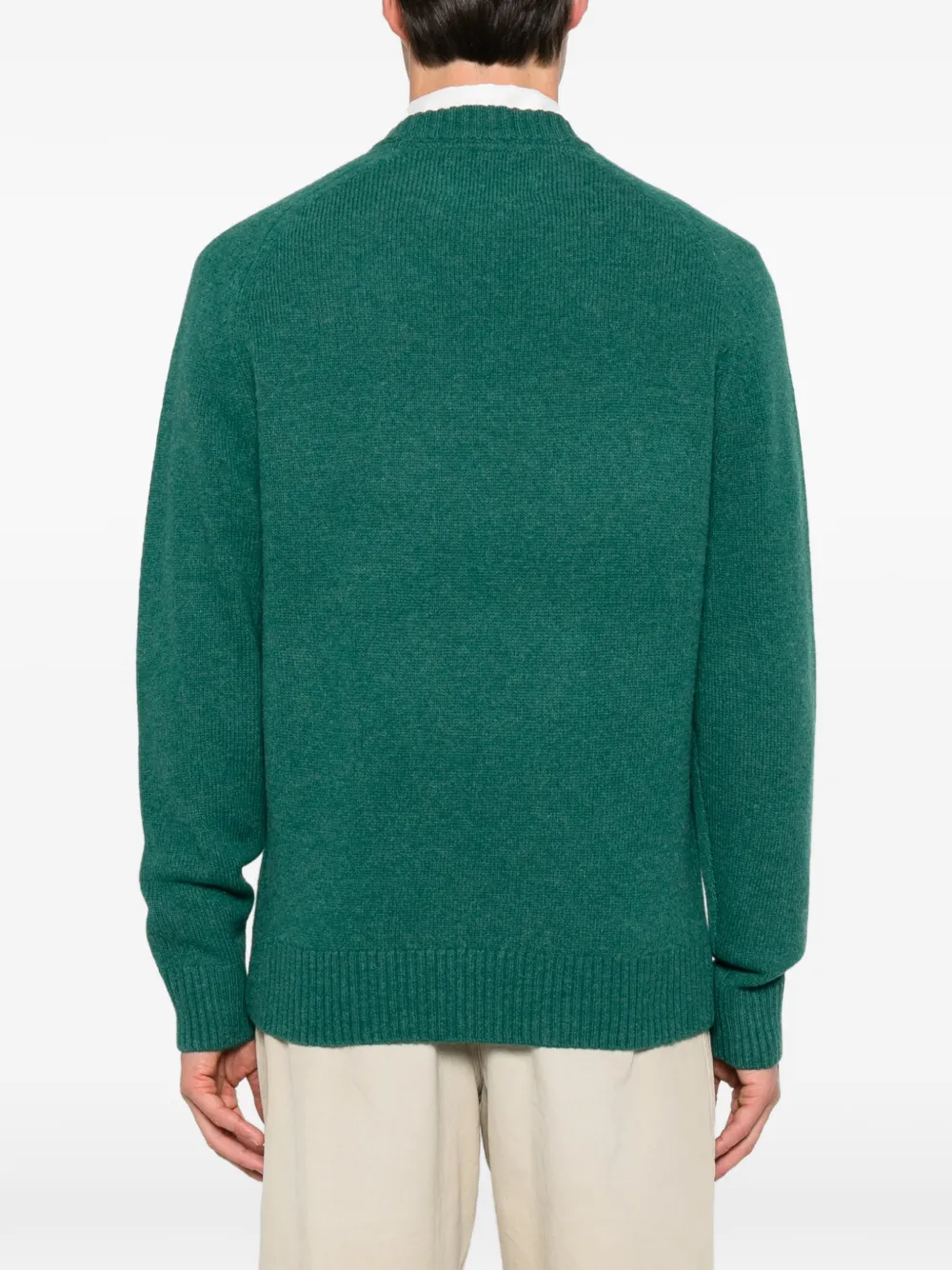 Barbour Newtown crew-neck sweater Groen