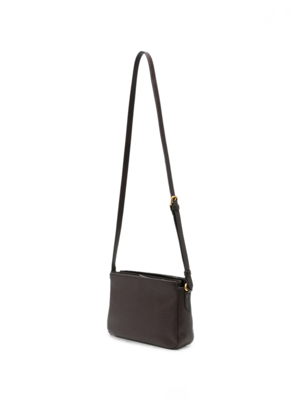 GIANNI CHIARINI Laura leren schoudertas Bruin