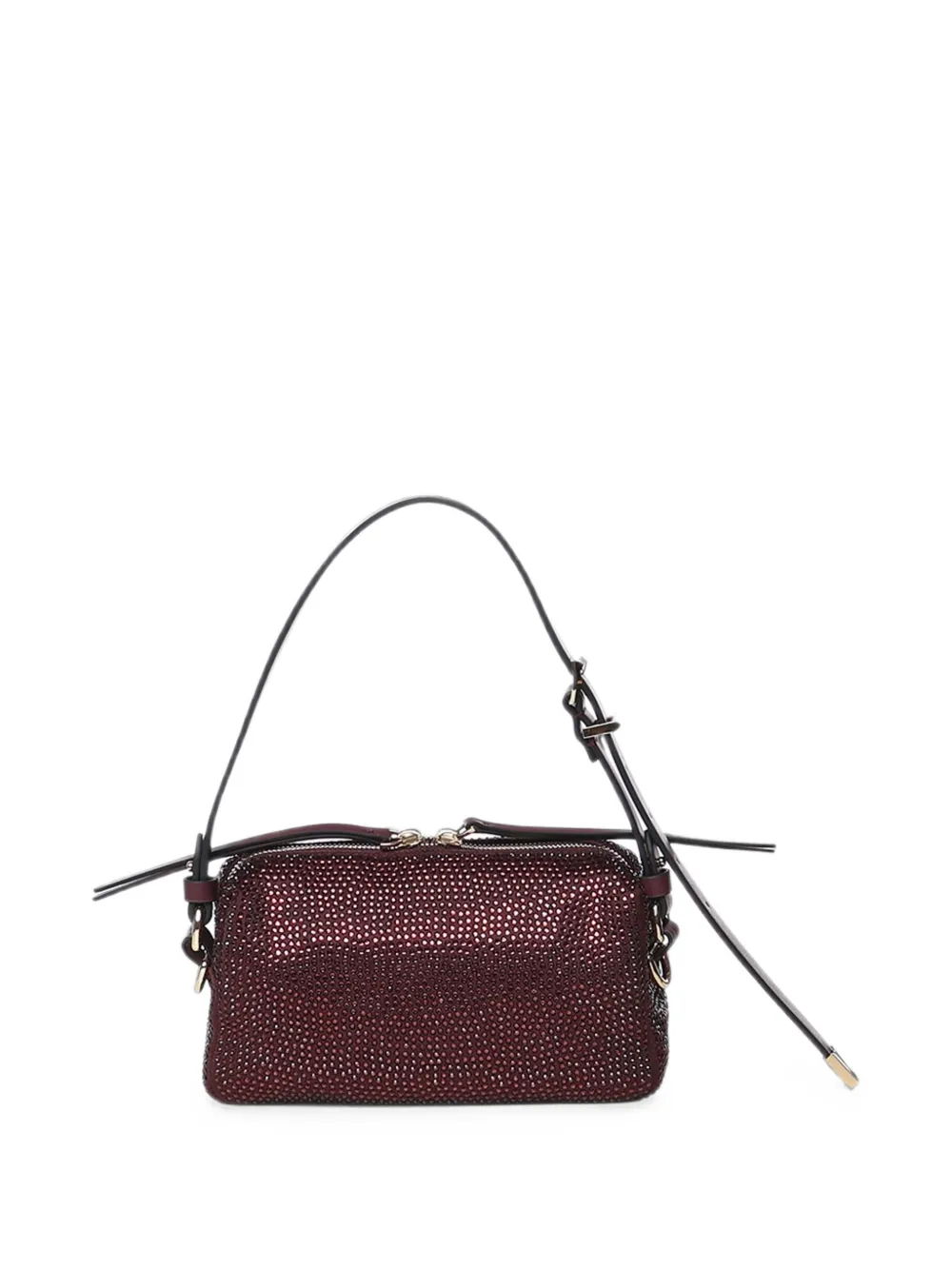 PINKO Love Birds schoudertas verfraaid met kristallen Rood