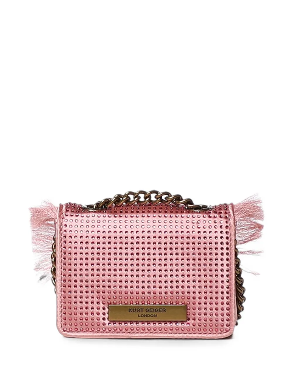 Kurt Geiger London Schoudertas verfraaid met kristallen Roze