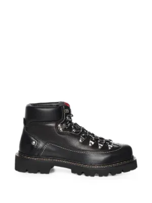 未使用 DSQUARED2 ワークブーツ レースアップ ブラック DSQUARED2 レースアップ ブーツ | ブラック | FARFETCH JP