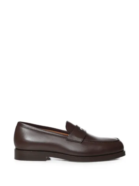 Loro Piana leather penny loafers