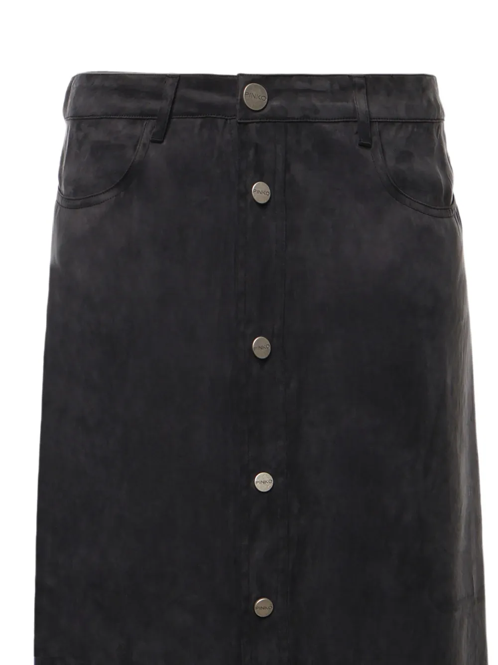 PINKO Button-up midi-rok Zwart