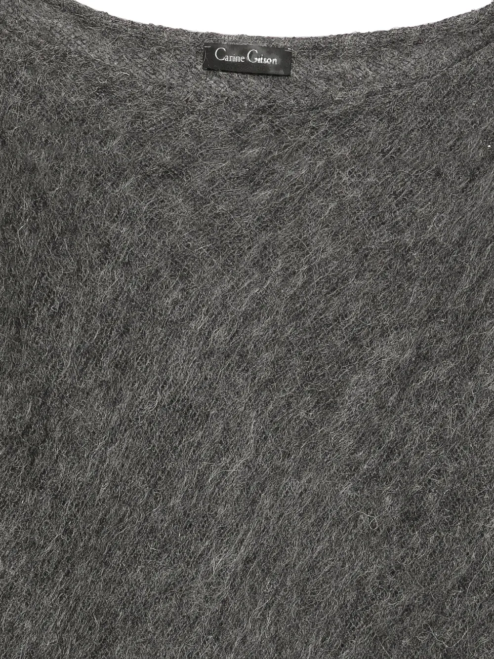 Carine Gilson Mohair trui met lange mouwen Grijs