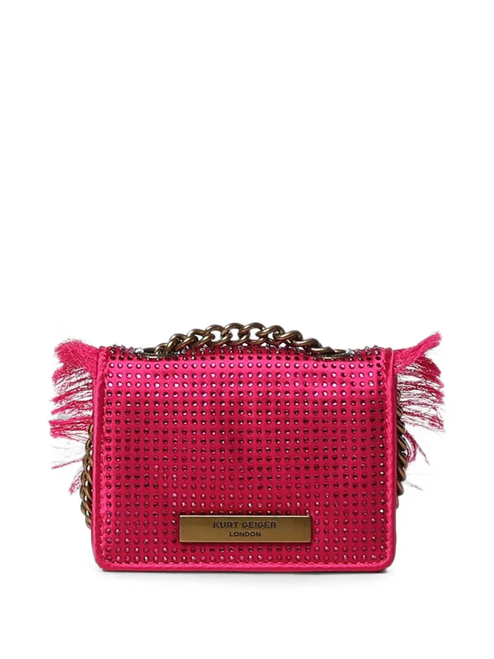 Kurt Geiger London Schoudertas verfraaid met kristallen Roze