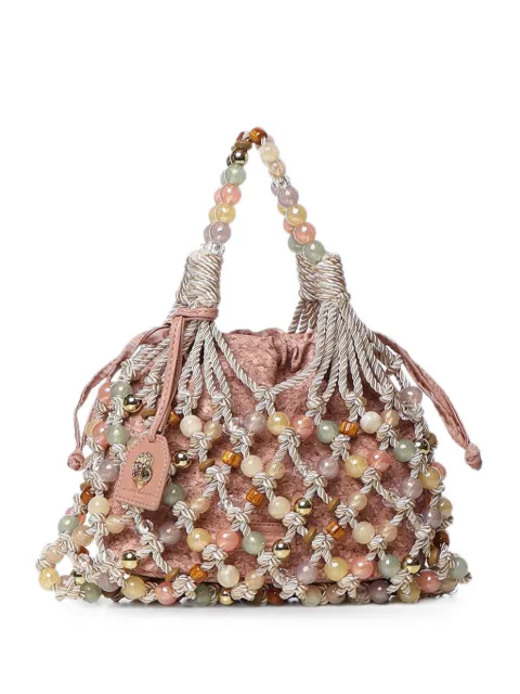 Kurt Geiger London beaded macramé shoulder bag