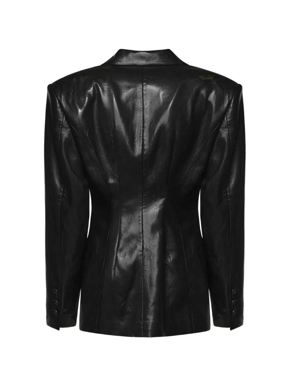 THE ANDAMANE Ottavia blazer met enkele rij knopen Zwart