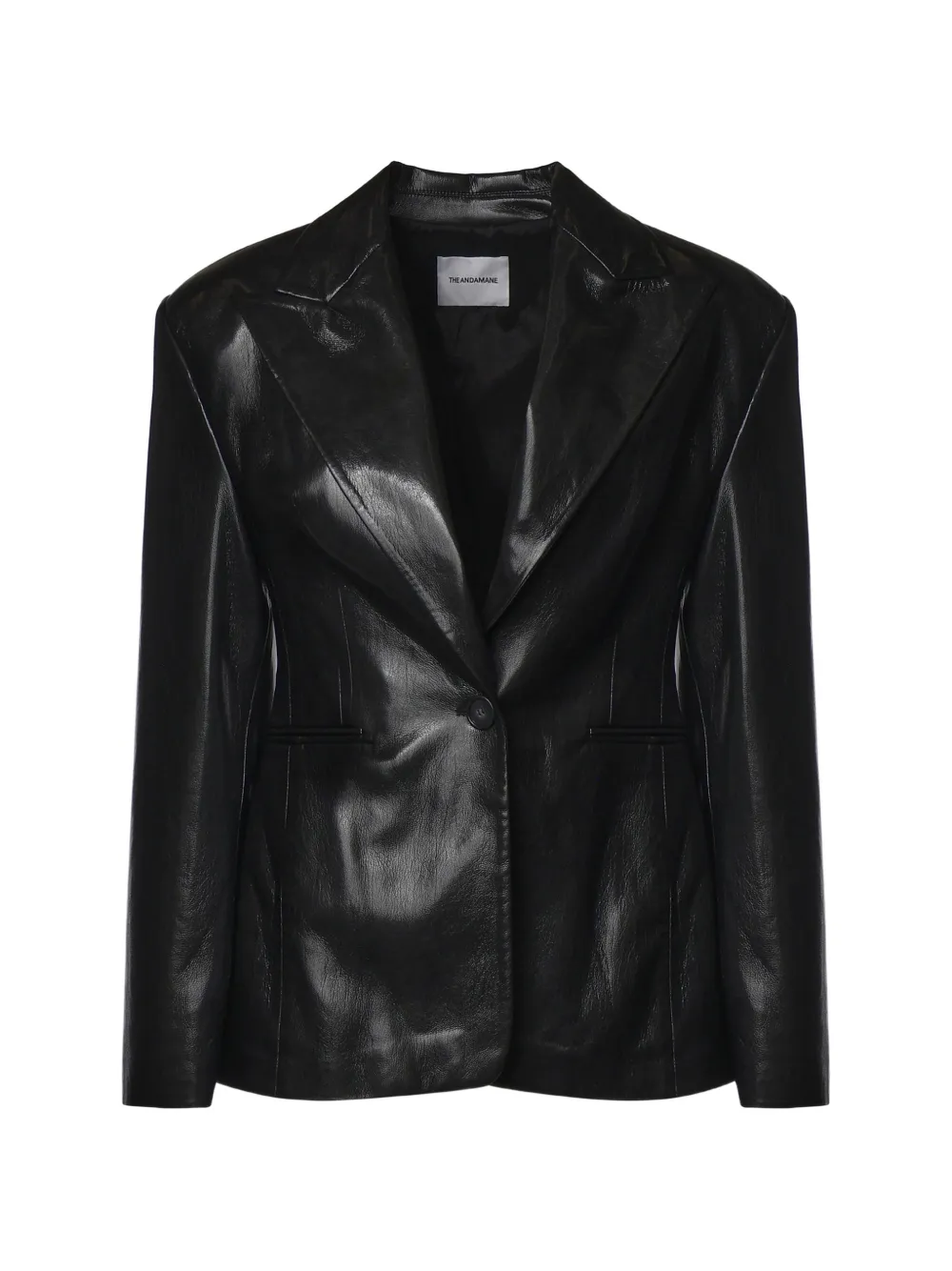 THE ANDAMANE Ottavia single-breasted blazer - Schwarz