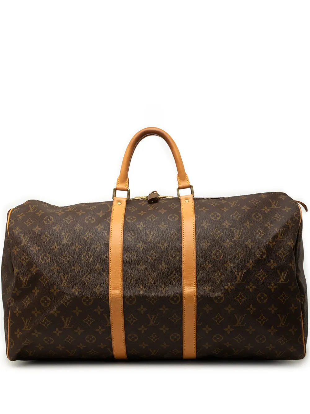 Louis Vuitton Pre-Owned 2001 Monogram Keepall 55 travel bag - Marrone