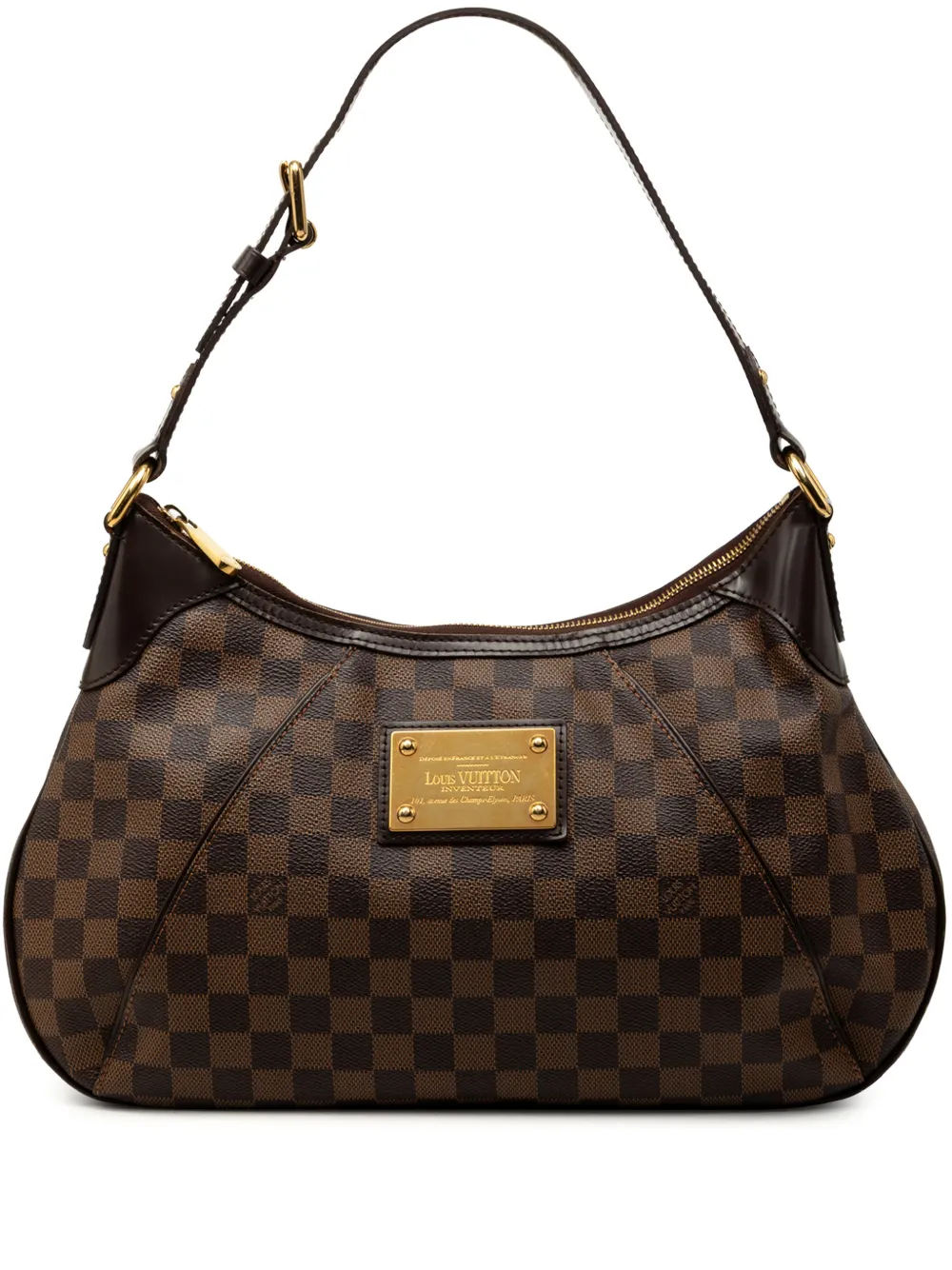 Louis Vuitton Pre-Owned 2011 Damier Ebene Thames GM shoulder bag - Brown