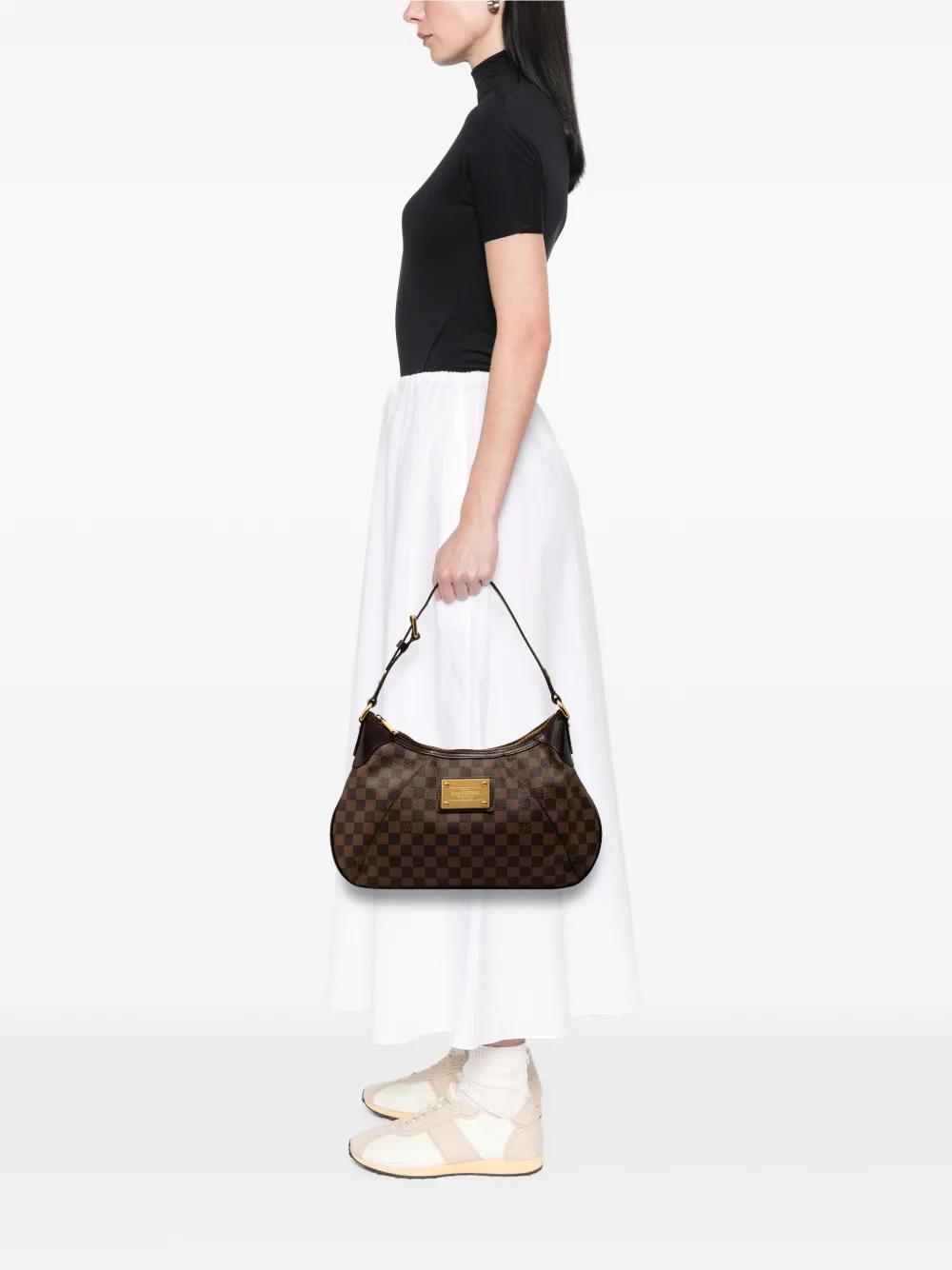 Louis Vuitton Pre-Owned 2011 Damier Ebene Thames GM Shoulder Bag