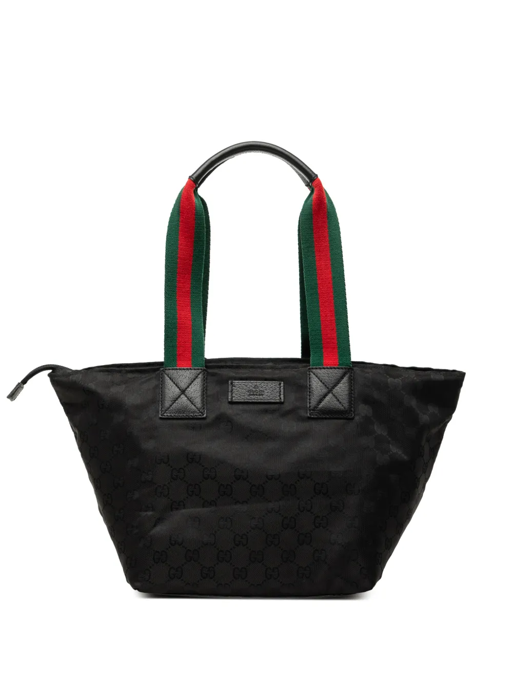 Gucci Pre-Owned 2000-2015 GG Canvas Web tote bag - Nero