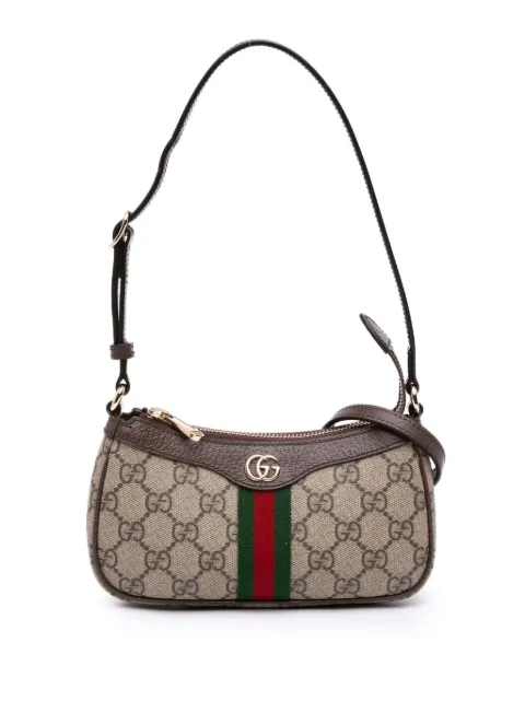 Gucci Pre-Owned 2016-2026 Mini GG Supreme Web Ophidia crossbody bag