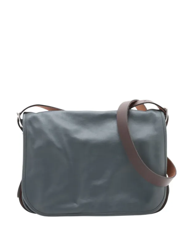 Hermès Pre-owned 2013 Swift Balda 35 Crossbody Bag in Blue
