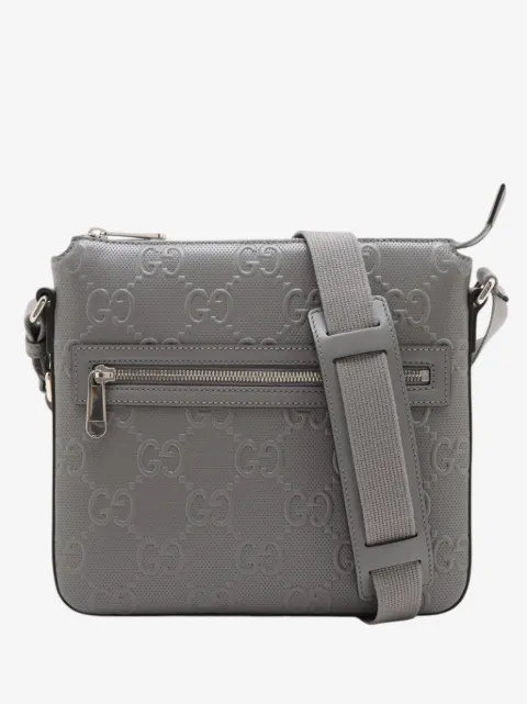 Gucci Pre-Owned 2021-2026 GG Embossed Leather crossbody bag