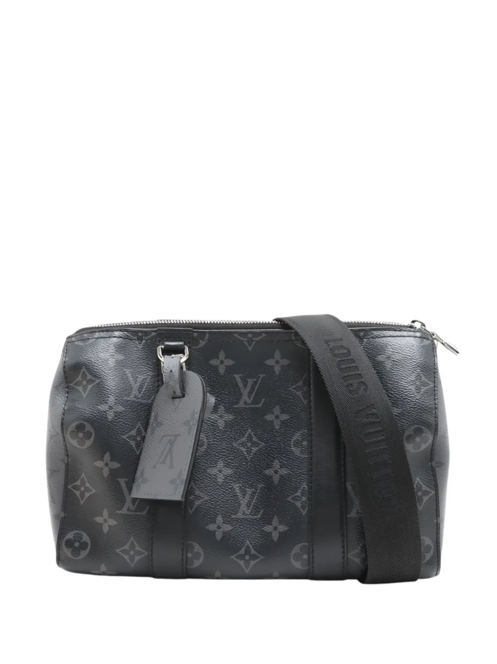 Louis Vuitton Pre-Owned 2021-2026 Monogram Eclipse City Keepall crossbody bag - Black
