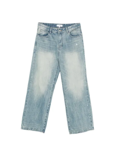 FOUND faded-effect jeans