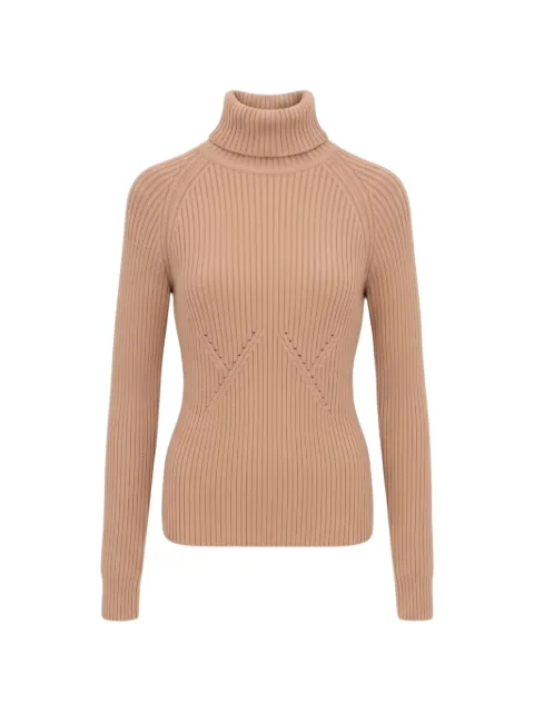 Isaia ribbed-knit roll-neck sweater