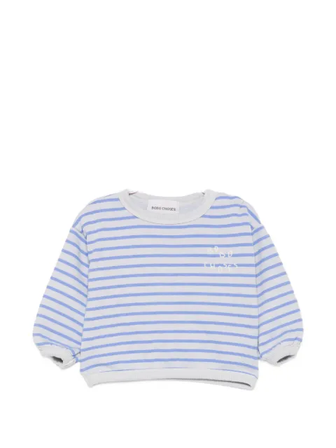 Bobo Choses striped sweatshirt