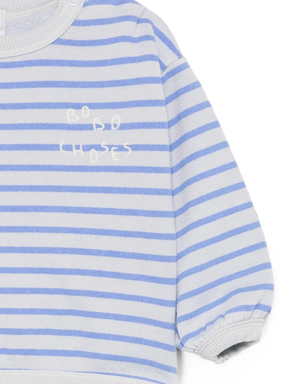 Bobo Choses Gestreepte sweater Grijs