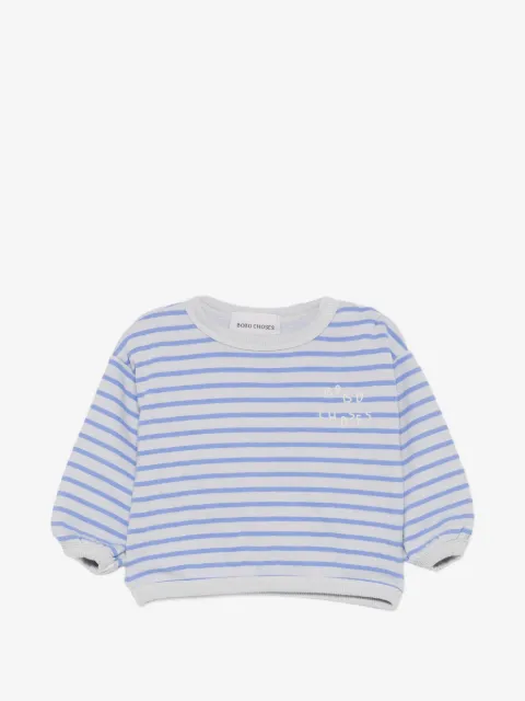 Bobo Choses striped sweatshirt