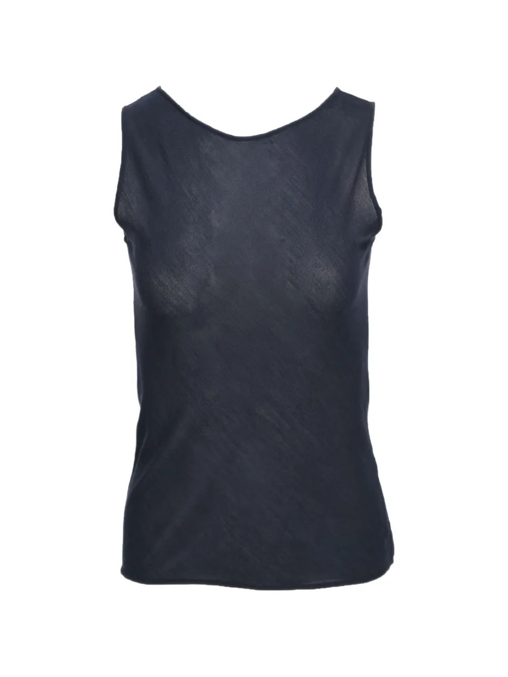 Isaia sleeveless knit tank top - Blau