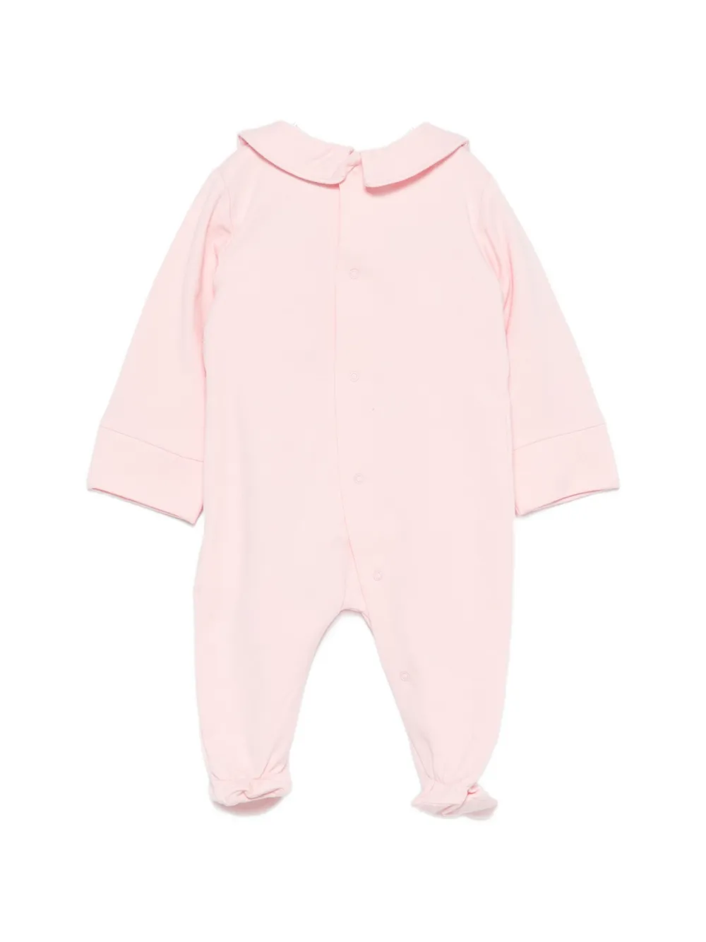 Moschino Kids teddy-embroidered Peter Pan-collar pajama Roze