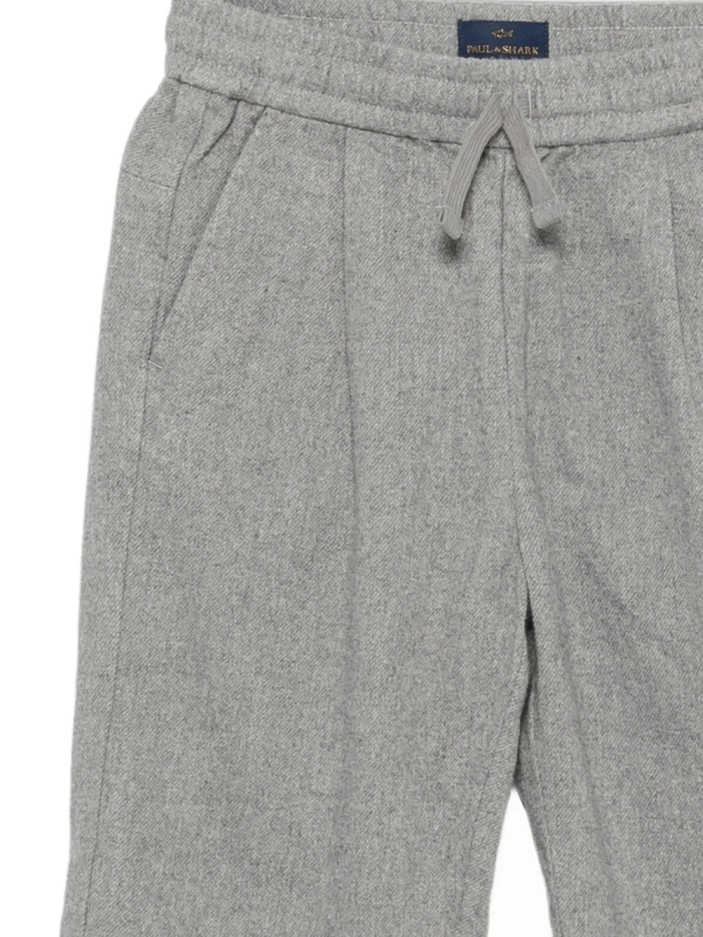 Paul & Shark Junior Broek met trekkoordtaille en gemêleerd effect Grijs