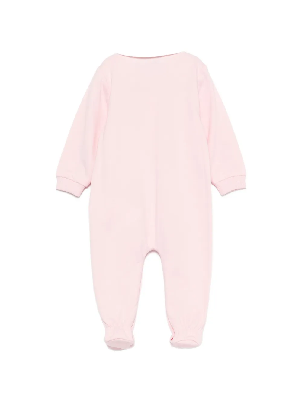 Moschino Kids Pyjama met Peter Pan-kraag en geborduurde teddybeer Roze