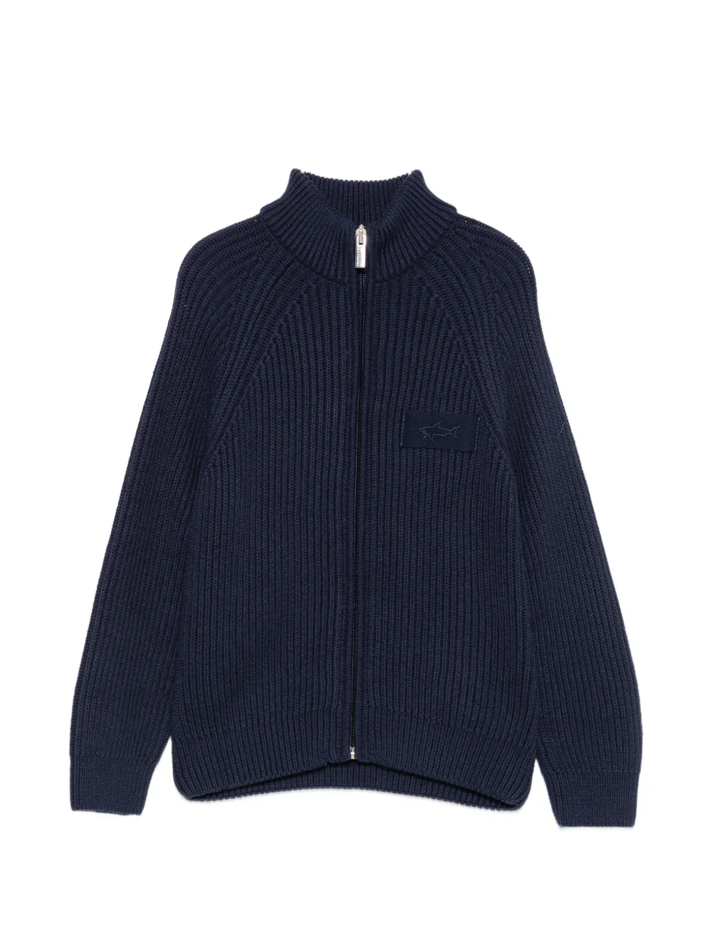 Paul & Shark Junior ribbed-knit cardigan - Blu