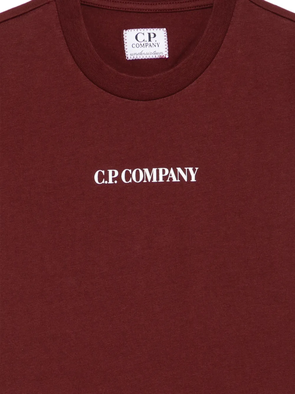 C.P. Company Kids T-shirt met logoprint Rood