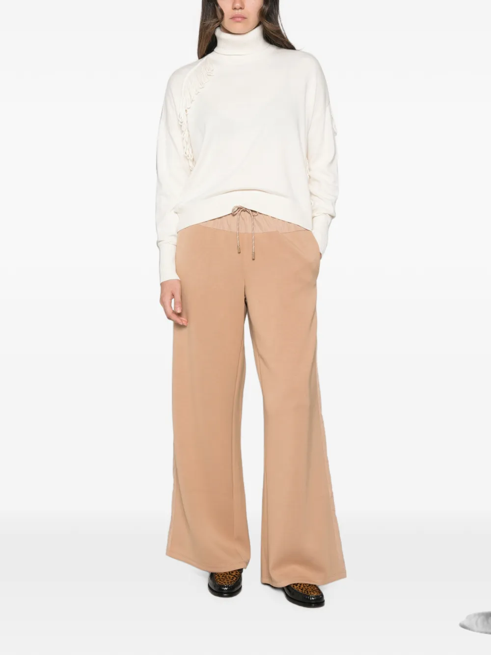 TWINSET Coltrui met franje Wit