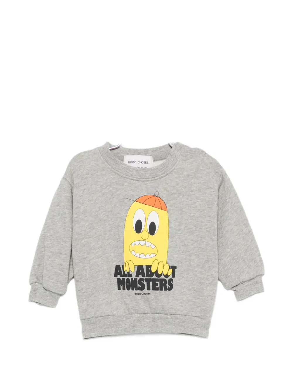 Bobo Choses graphic-print sweater - Grigio