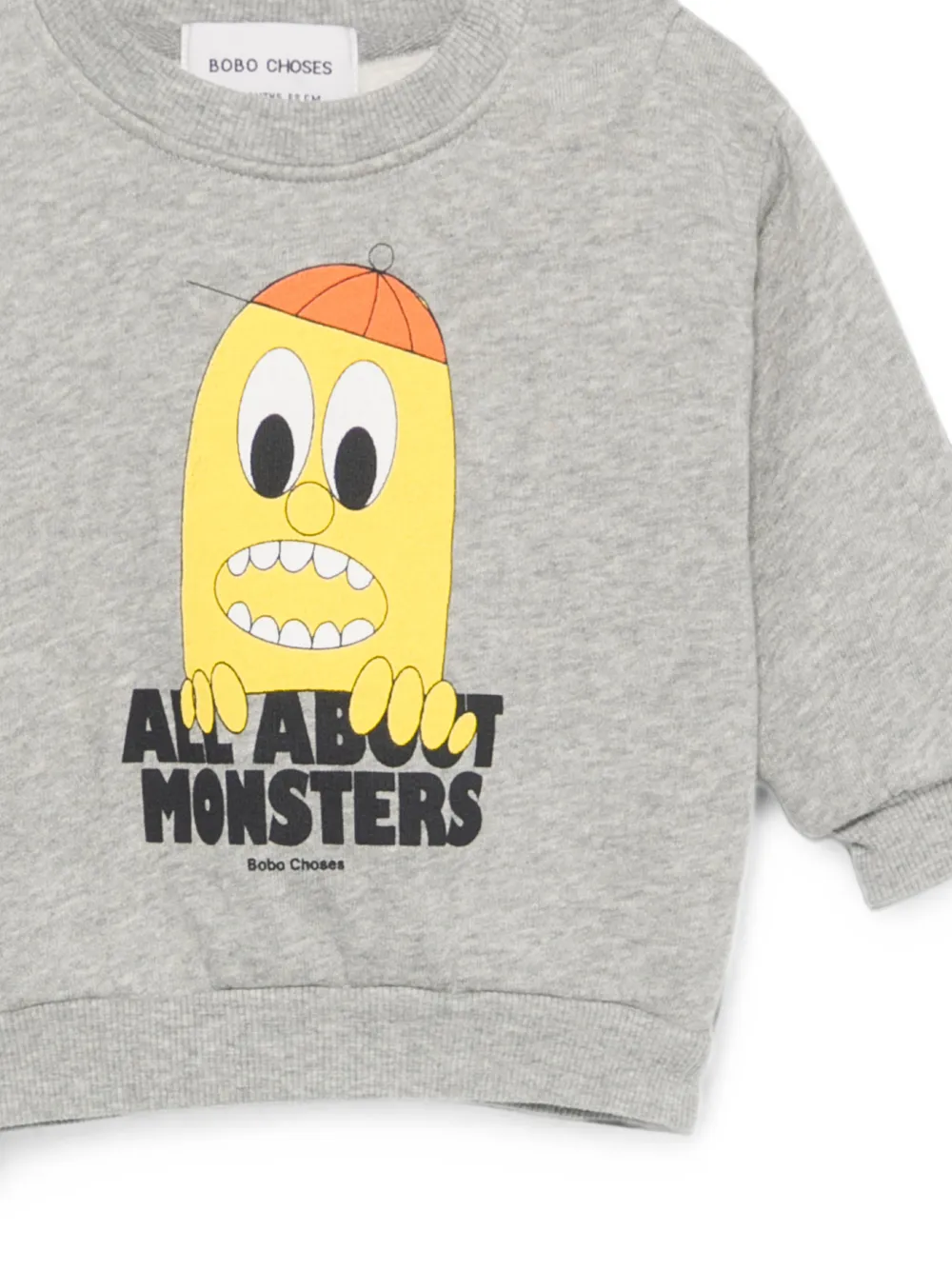 Bobo Choses Trui met print Grijs